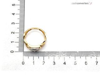 anillo oro 18k con piedra con circonita