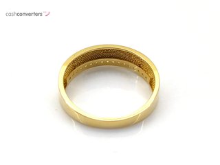 alianza oro 18k con circonita