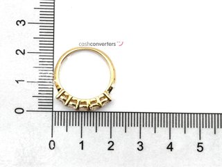 sortija oro 18k con piedra con circonita