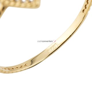 anillo oro 18k con piedra con circonita
