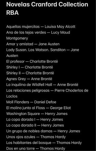 Colección Cranford Collection – Lote de 42 libros