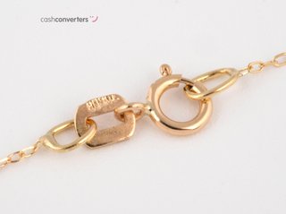 collar oro 18k 22cm