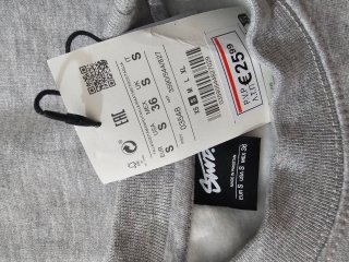 Sudadera Gris USA Pull&Bear Talla S (STWD) - Nueva