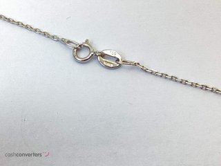 collar oro 18k con diamante de laboratorio 23cm
