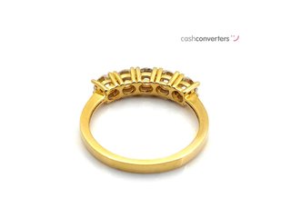 sortija oro 18k con piedra con circonita t. 16 (17,84 mm)