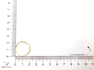anillo oro 18k con piedra con circonita