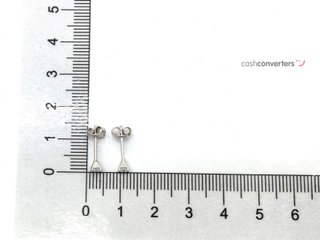 pendientes oro 18k con piedra con circonita
