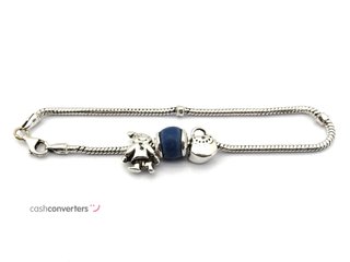 pulsera plata 925mm con piedra con circonita