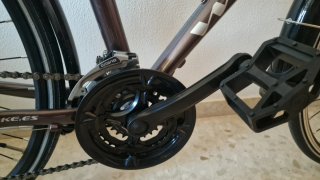 Bicicleta paseo trekking 700, Talla 17