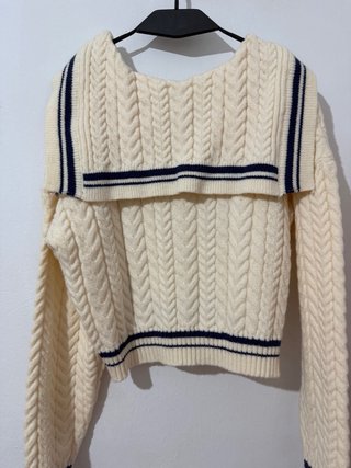 Jersey beige mujer