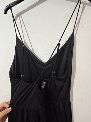 Mono negro tirantes mujer
