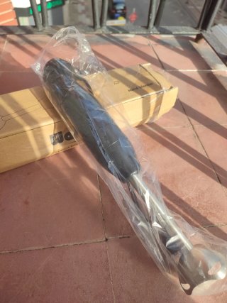 Batidora de mano túrmix de acero inoxidable nueva