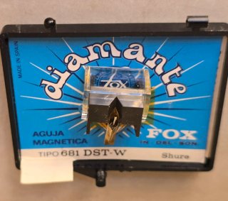 Aguja Tocadiscos Fox 681/882 DST-W Diamante
