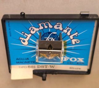 Aguja Tocadiscos Fox 681/882 DST-W Diamante