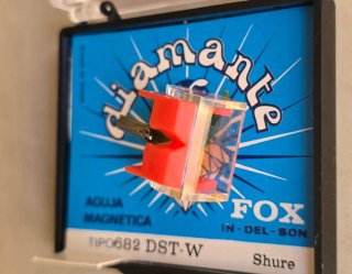 Aguja Tocadiscos Fox 681/882 DST-W Diamante