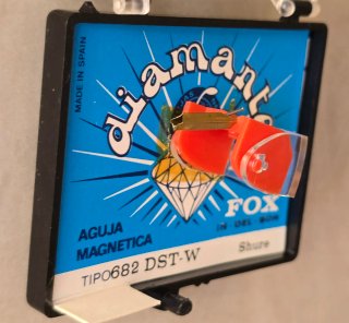 Aguja Tocadiscos Fox 681/882 DST-W Diamante