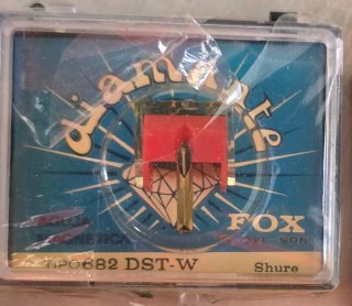 Aguja Tocadiscos Fox 681/882 DST-W Diamante
