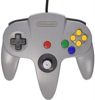 Mando Nintendo 64 Oficial Gris
