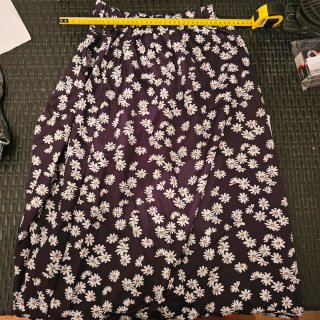 Falda Larga Estampado Flores Margaritas