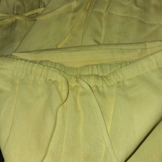 Conjunto TRAFZA amarillo talla L