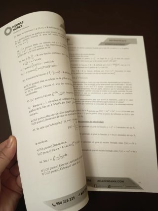 Apuntes selectividad/pau de MATEMATICAS