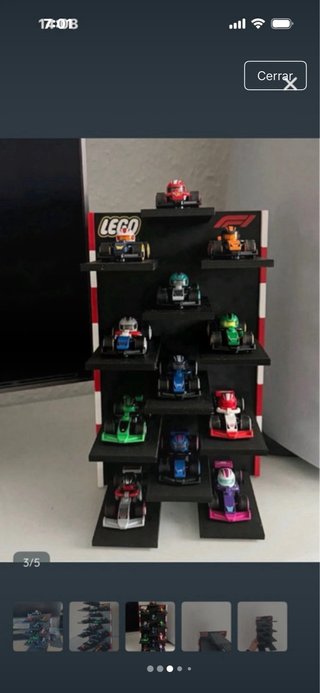 Expositor Mini F1 Lego