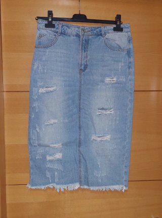 Lote 3 Faldas Vaqueras Algodón TS Stradivarius