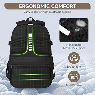 Amythe mochila 15.6'' grande impermeable Negra