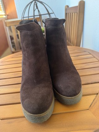Botas Camillas Piel Marrón Talla 38