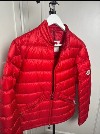 Chaqueta Moncler Roja Original