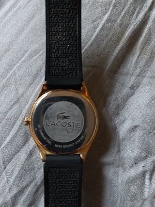 Reloj Lacoste Negro y Dorado