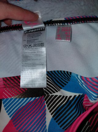 Bikini Protrest estampado rosa talla XS
