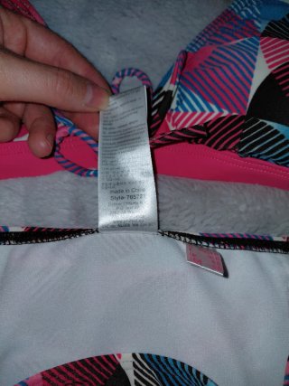 Bikini Protrest estampado rosa talla XS