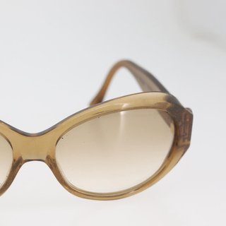 LOUIS VUITTON Supsongron Sunglasses plastic Brown