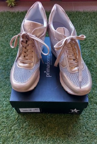 Scarpe Primadonna oro/argento