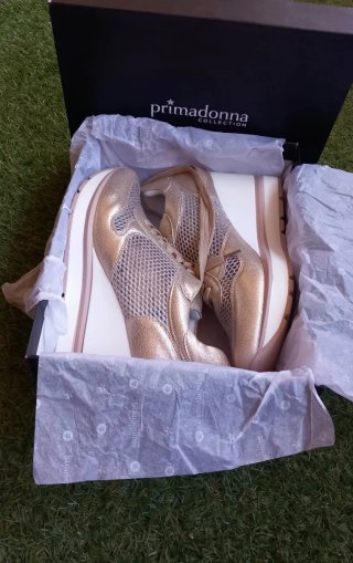 Scarpe Primadonna oro/argento
