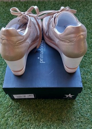 Scarpe Primadonna oro/argento