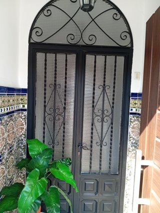 Cancela hierro macizo 1m x 2,5m