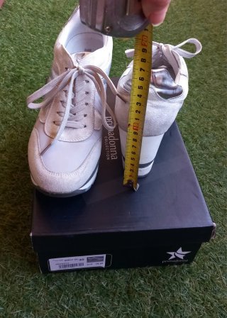 Scarpe Primadonna Argento/Bianco Tg 40