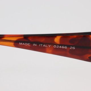 CHANEL COCO Mark Sunglasses Plastic Brown Gold CC