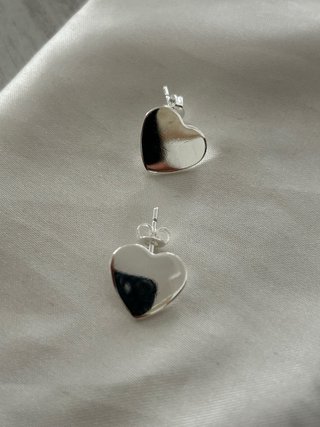 Orecchini Cuore Argento 925