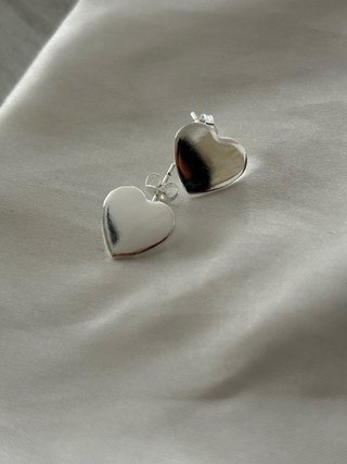 Orecchini Cuore Argento 925