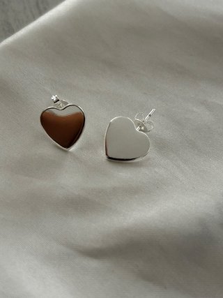 Orecchini Cuore Argento 925