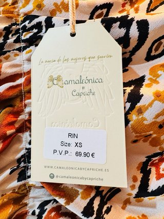 Falda verano étnica fruncida / drapeada Nueva
