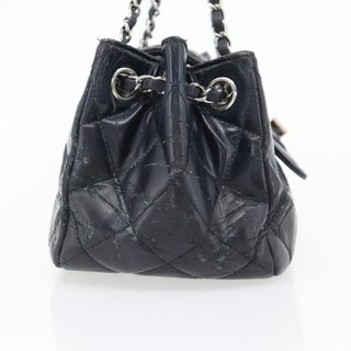 CHANEL Matelasse Chain Purse Bag Patent Leather