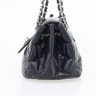 CHANEL Matelasse Chain Purse Bag Patent Leather