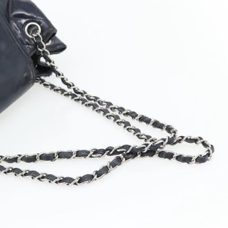 CHANEL Matelasse Chain Purse Bag Patent Leather