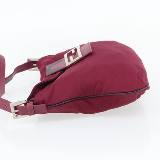 FENDI Mamma Baguette Shoulder Bag Jersey Purple
