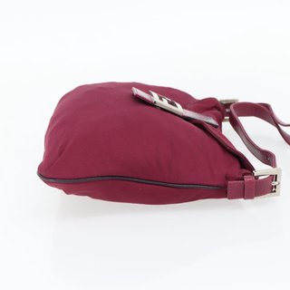 FENDI Mamma Baguette Shoulder Bag Jersey Purple