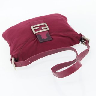FENDI Mamma Baguette Shoulder Bag Jersey Purple